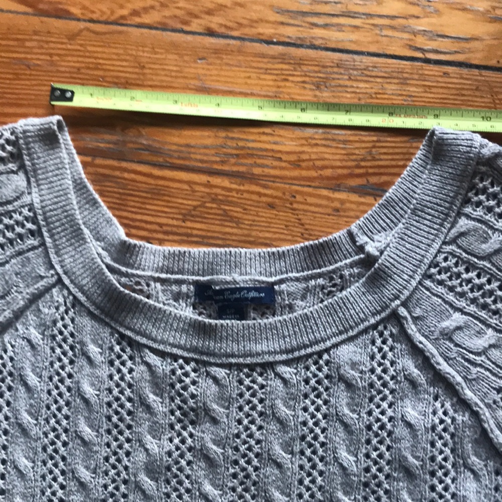 American Eagle Cableknit Sweater, Beige - Picture 6 of 8